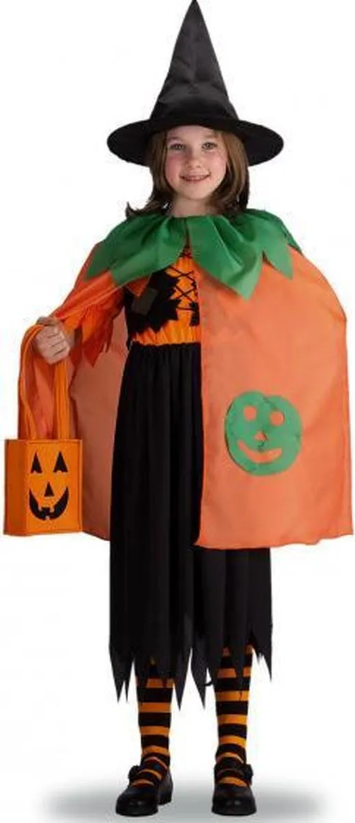 Carnival Toys Verkleedcape Pompoen Junior 65 Cm Oranje One-size