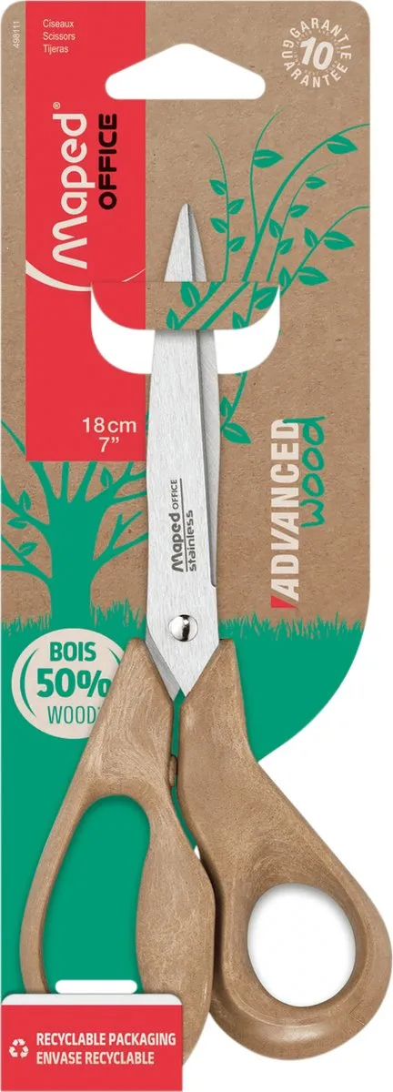 Maped Office Advanced Wood 21cm Linkshandig