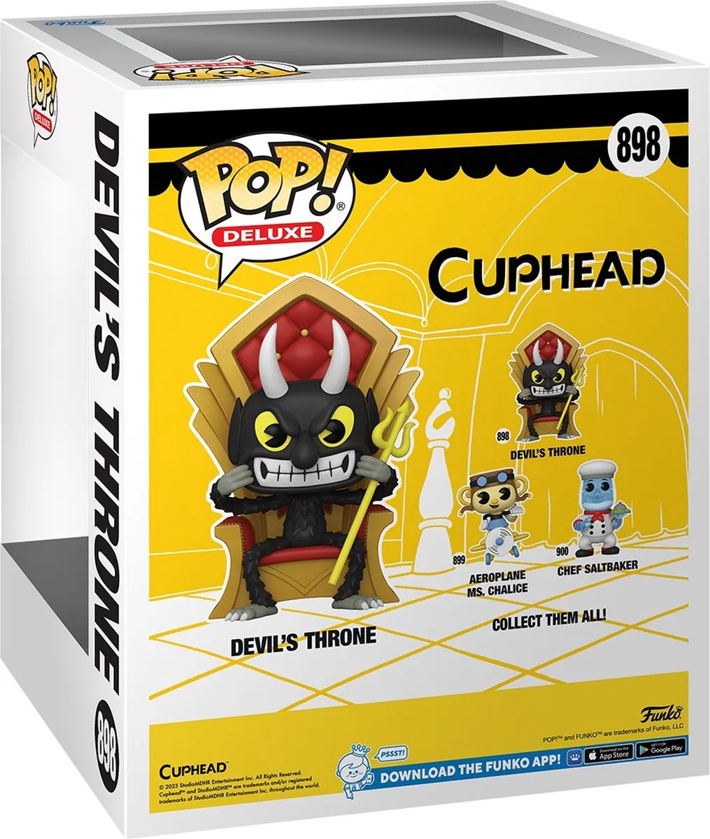 Funko Pop! Games Cuphead Devil’s Throne Deluxe 61416