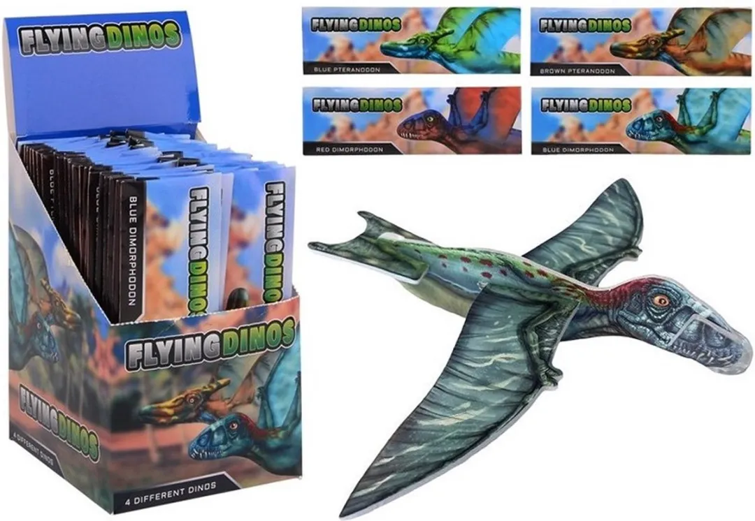 Johntoy Dinosaurus Foamvliegtuigje 24473 - 48 Stuks - Multi