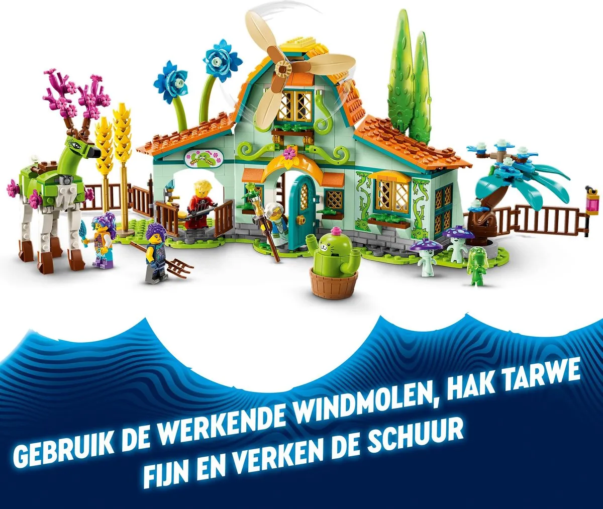 LEGO DREAMZzz Stal met Droomwezens 71459 - 681 Stukken - 3 Minifiguren - afbeelding 6 van 6