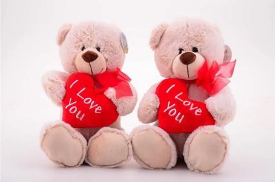 Nicky Toy Pluche Beer I Love You