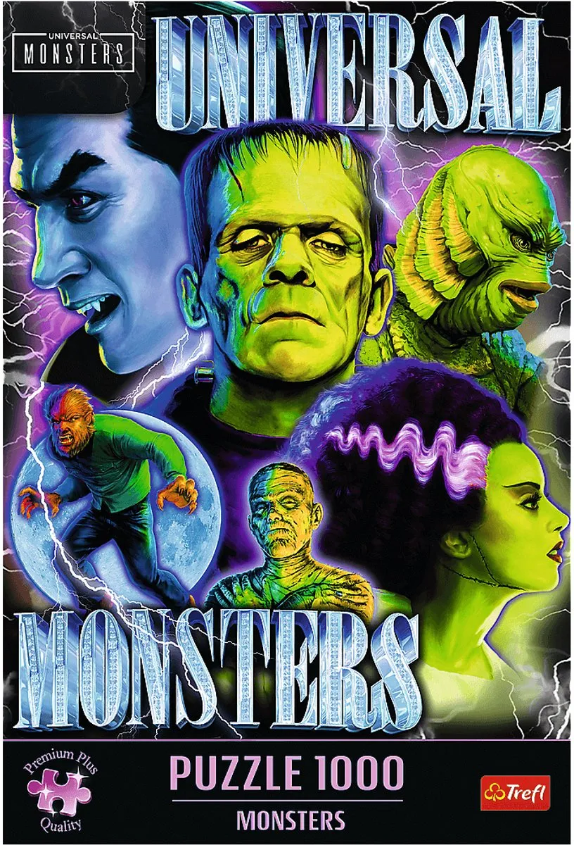 Trefl Premium Plus Monsters Puzzel 1000 Stuks - FSC Karton - Multicolor