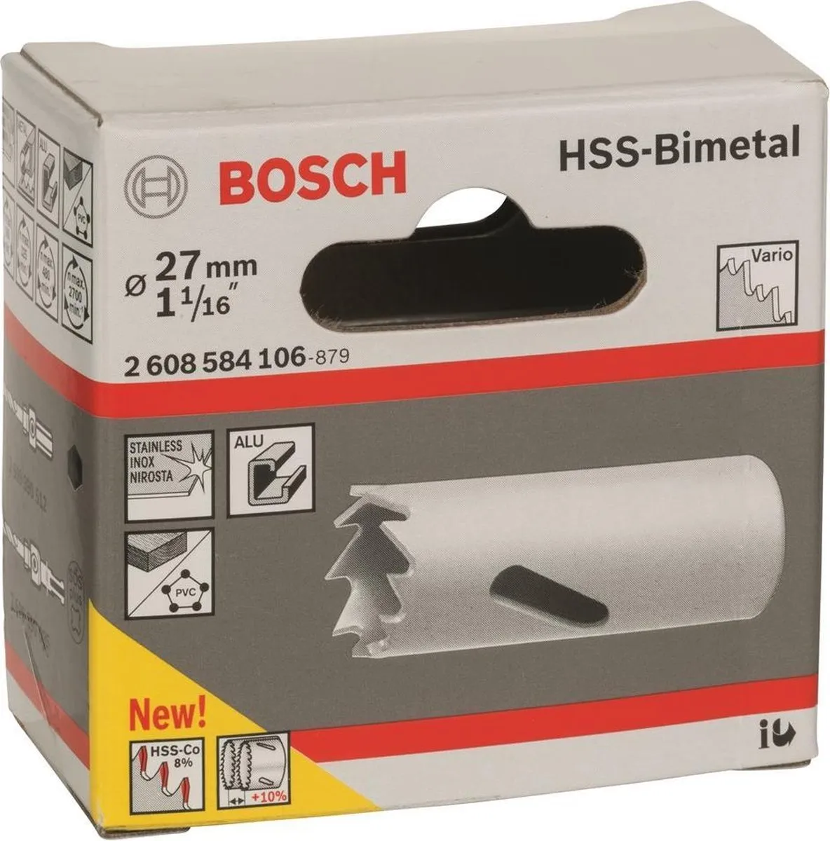Bosch HSS-Bimetaal Gatzaag 27mm