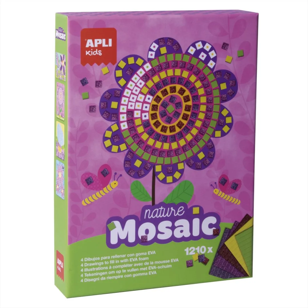 Apli Kids Mozaïek Kit Lente - Multicolor - 4 Stuks