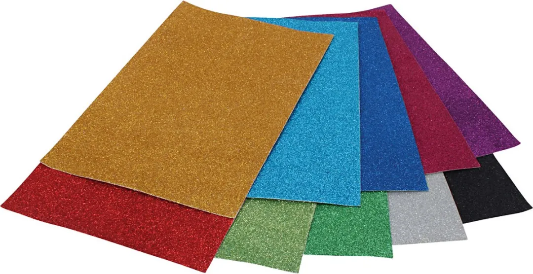 Creativ Company Glitterkarton A4 Regenboog