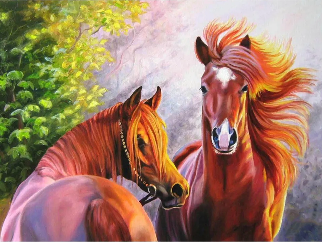 Toi-Toys Diamond Painting Paard 40x50cm