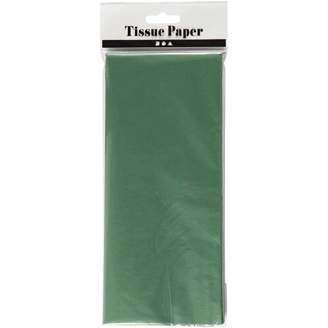 Creativ Company Tissuepapier Groen 50x70cm - 10 Vellen