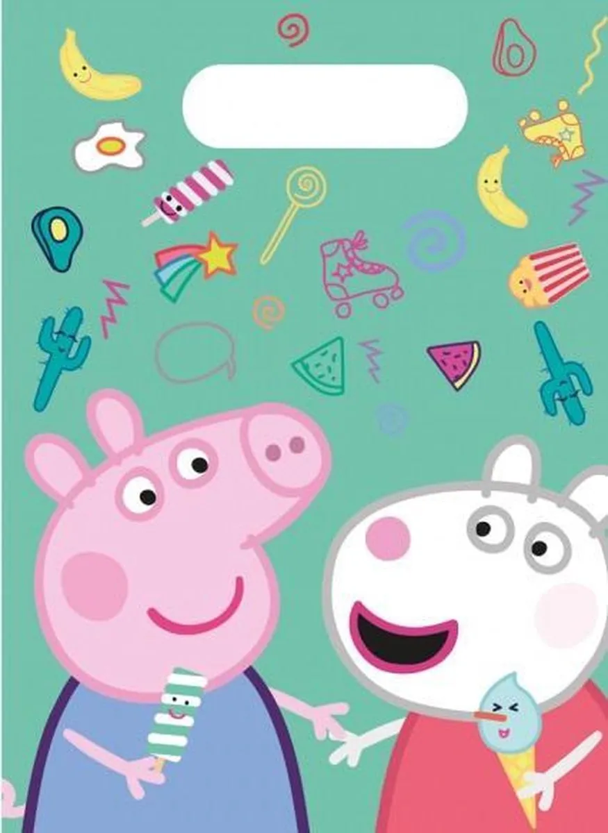 ThimbleToys Peppa Pig Uitdeelzakjes - 8 Stuks