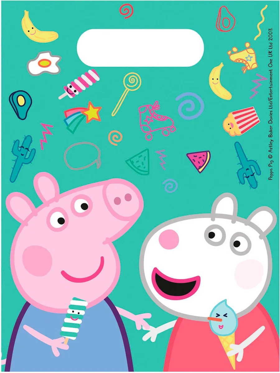 ThimbleToys Peppa Pig Uitdeelzakjes - 8 Stuks