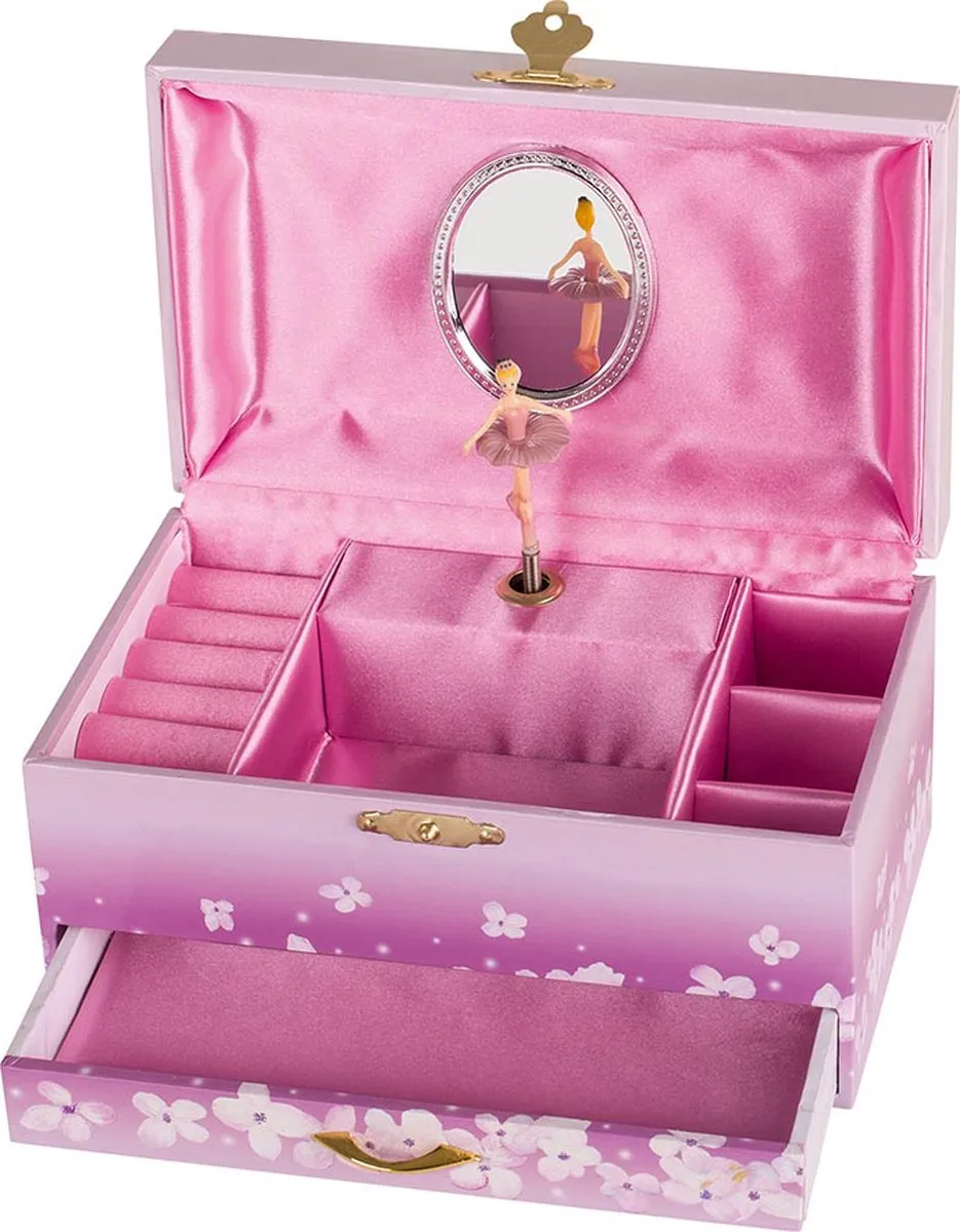 Goki Muziekdoos Ballerina - Roze