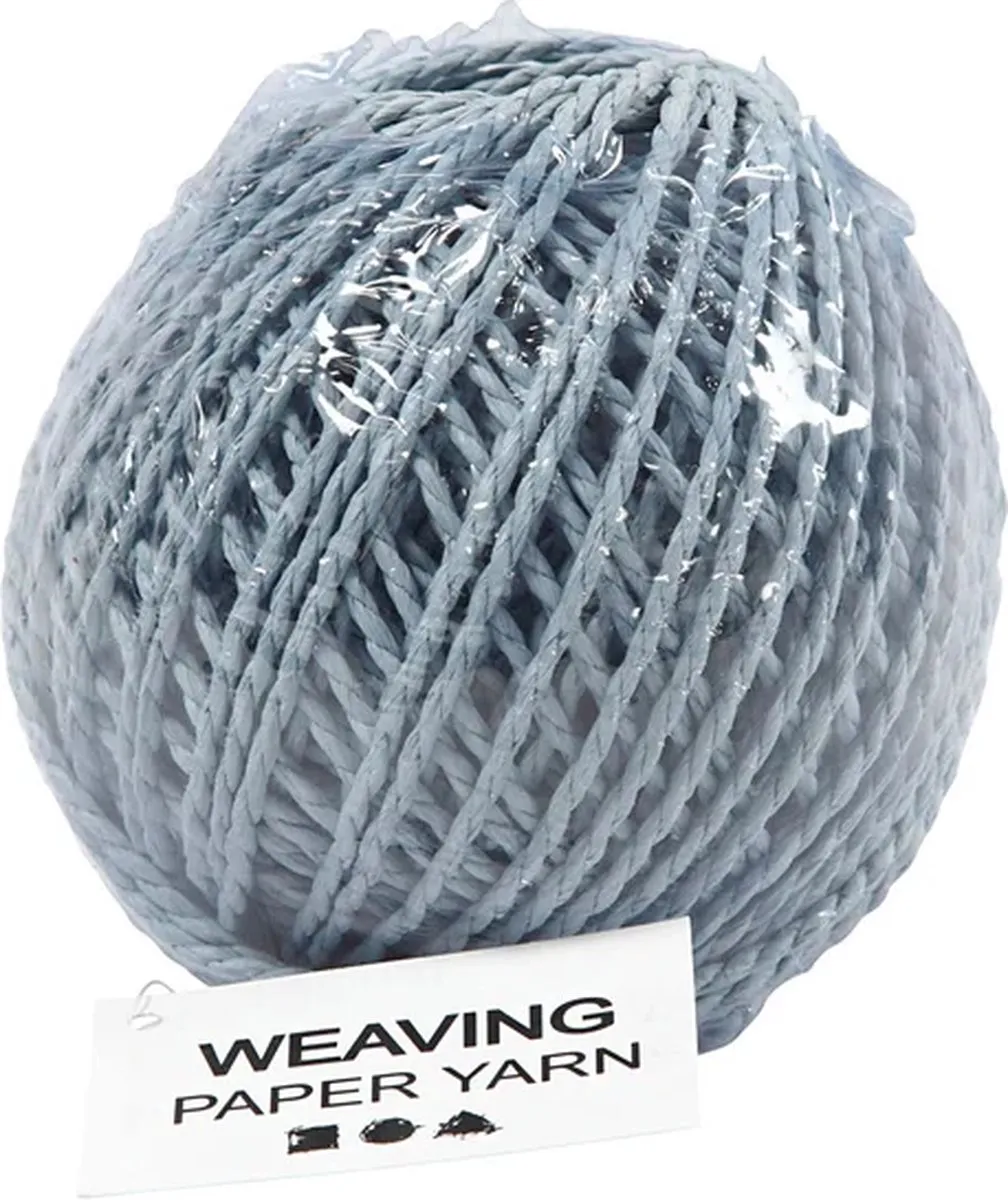 Creativ Company Weaving Paper 3mm - Grijs - 40m