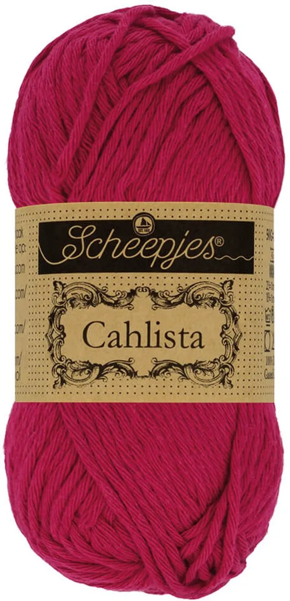 Scheepjes Cahlista Scarlet Wol