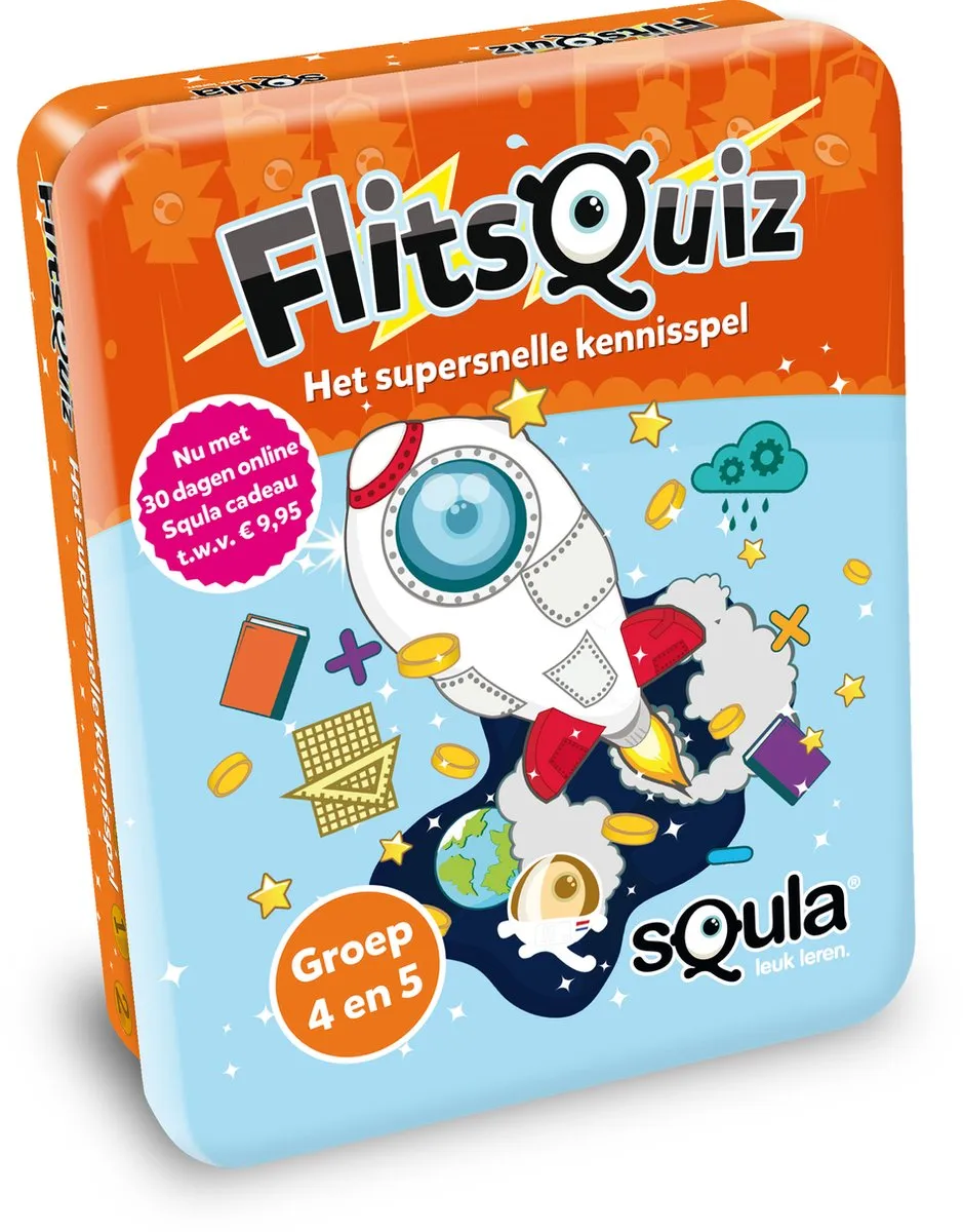 Identity Games sQula Flitsquiz Groep 4-5 Kaartspel