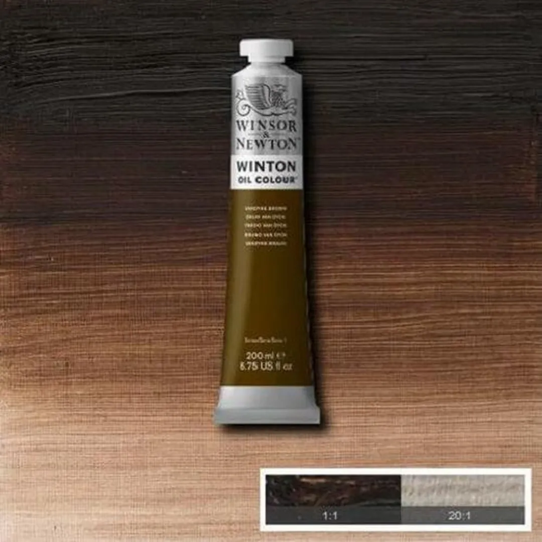 Winsor & Newton Winton Olieverf Vandyke Brown 200ml