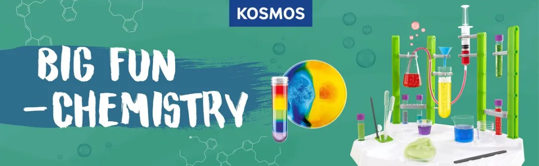 Kosmos Big Fun Chemistry 616991 Experimenteerset - 20 Experimenten - Glow-in-the-Dark Slijm