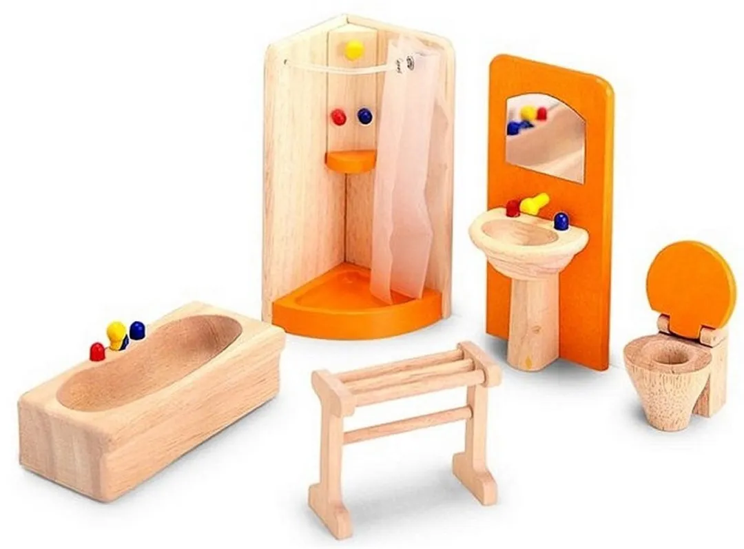 Pintoy Badkamer voor Poppenhuis