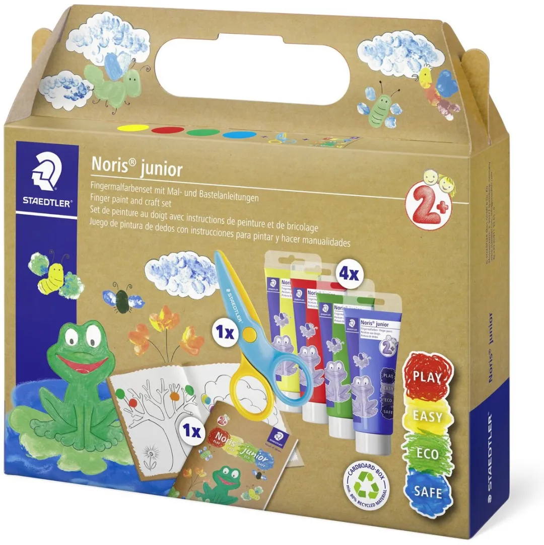 STAEDTLER Noris Junior Vingerverf & Hobby Set - 6 Stuks