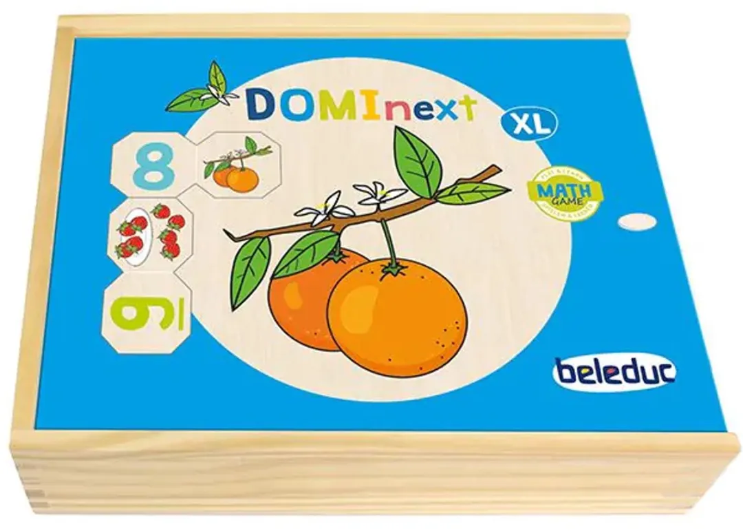 Beleduc DOMInext XL Fruits & Vegetables - Kartonnen spel - 6 spelers