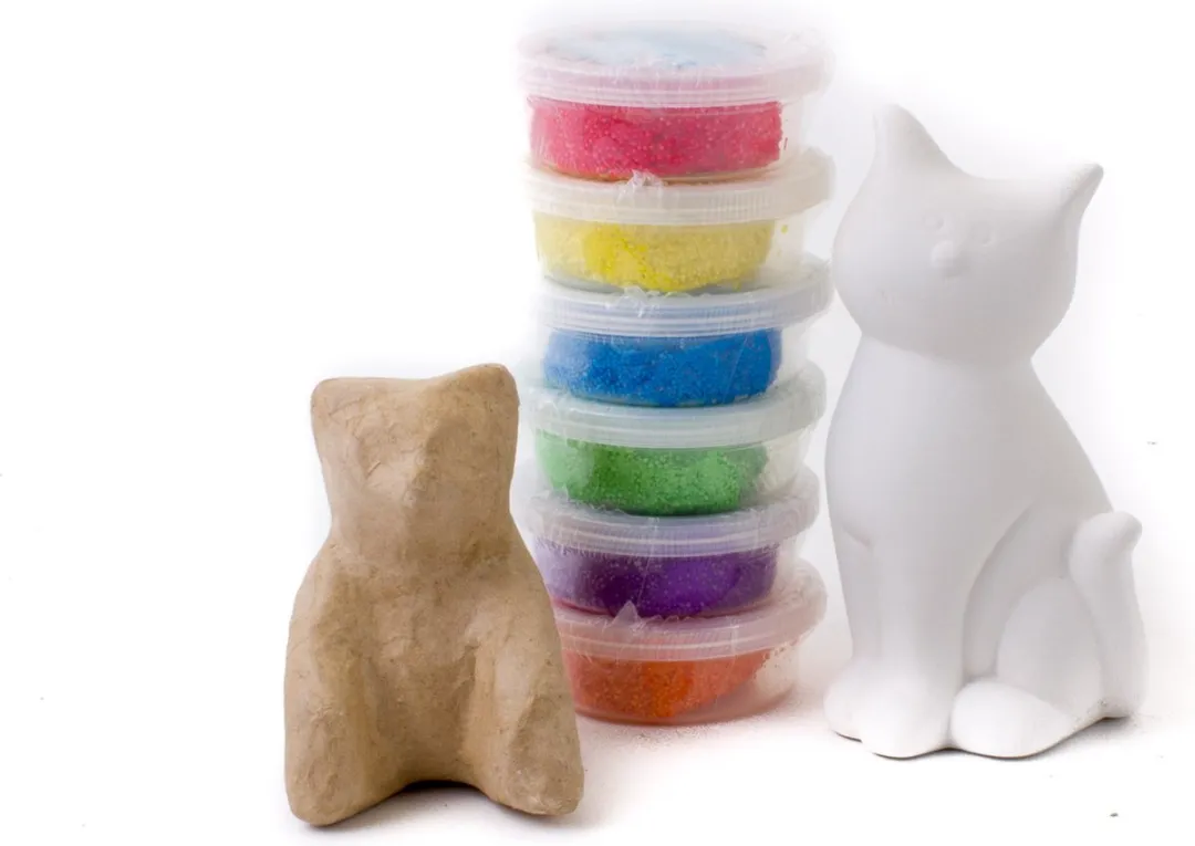 Foam Clay Knutselpakket Poes Beer Spaarpot