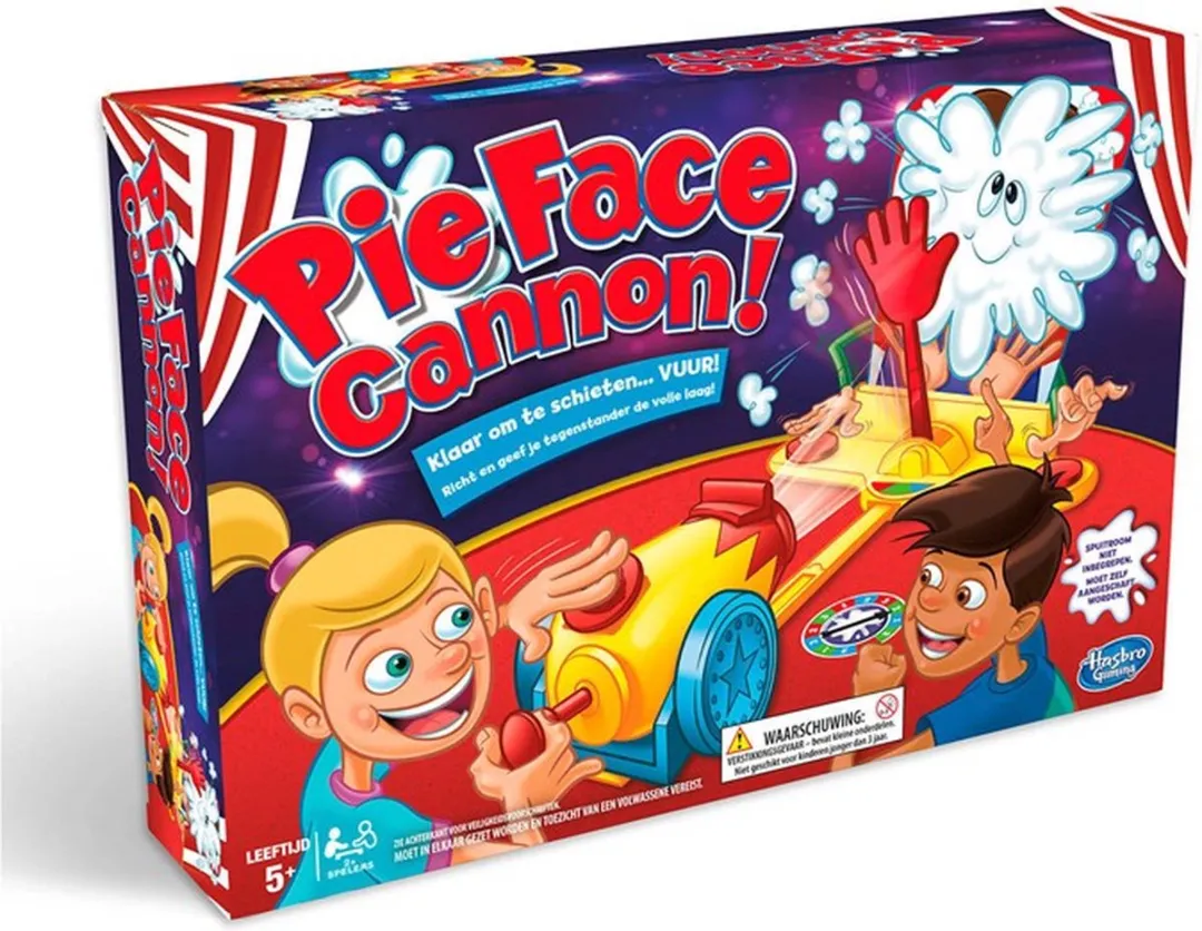 Hasbro Pie Face Cannon Actiespel - Kleurenmix