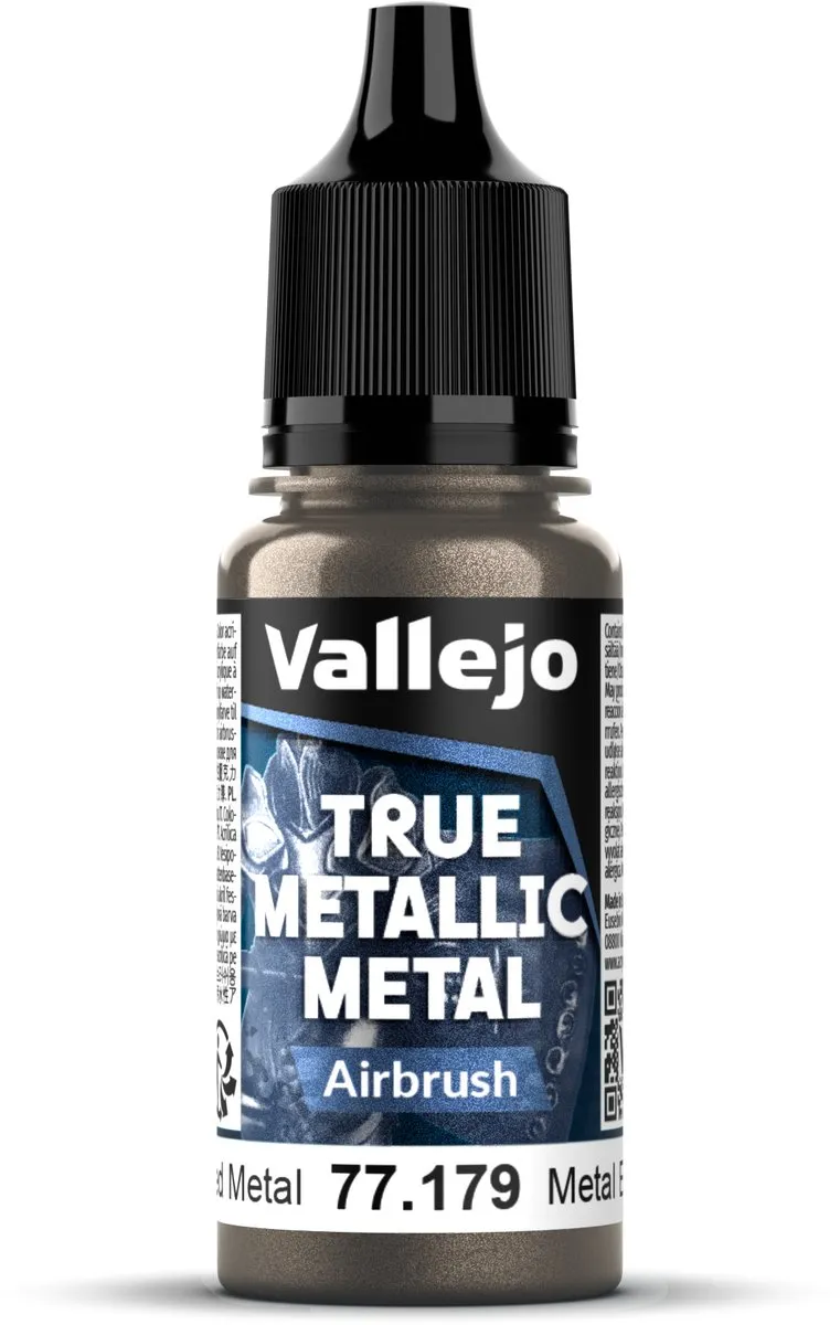 Vallejo Hobbyverf True Metallic Metal Airbrush 18ml