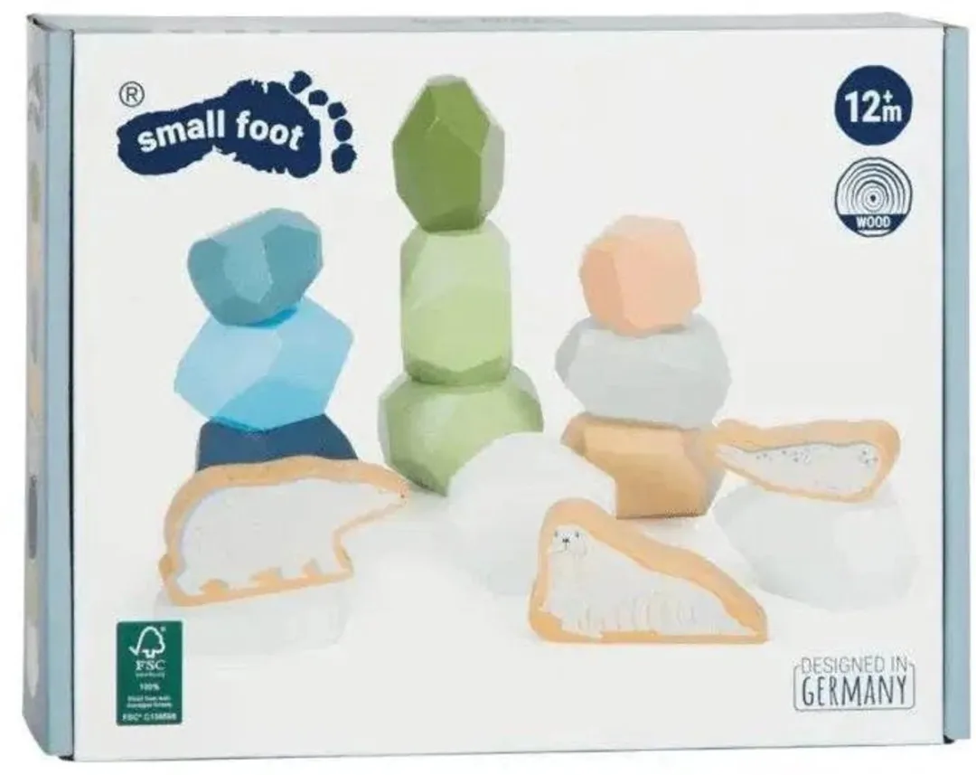 Small Foot Houten Balansstenen Arctic - 11-delig