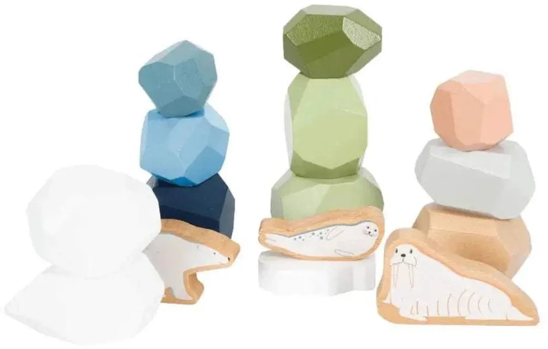 Small Foot Houten Balansstenen Arctic - 11-delig