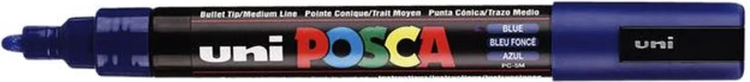 Posca PC-5M Paintmarker Donkerblauw