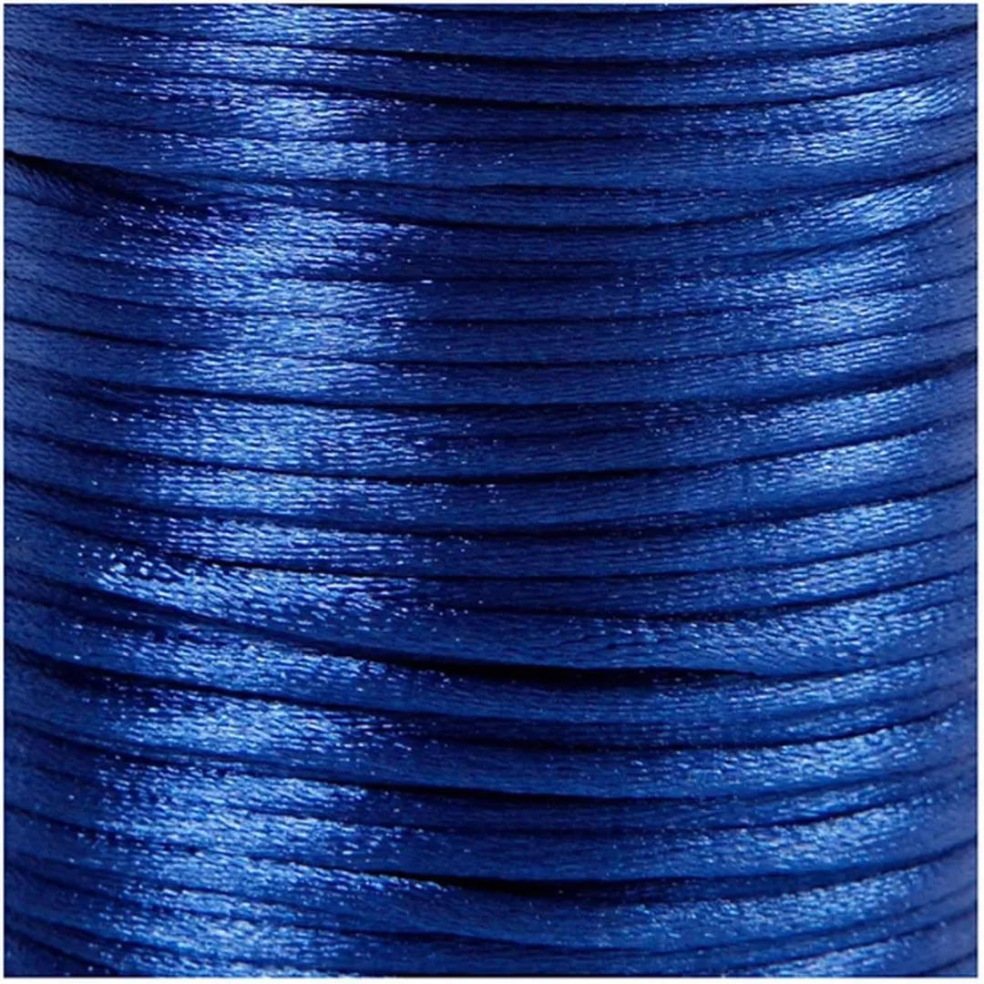 Creativ Company Satijnkoord 2mm - Donkerblauw 50m