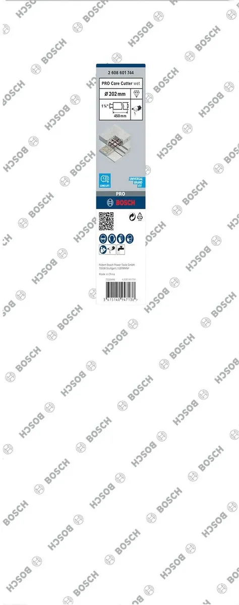 Bosch PRO Draadboren Nat 202x450mm G 1 1/4" UNC - Hout
