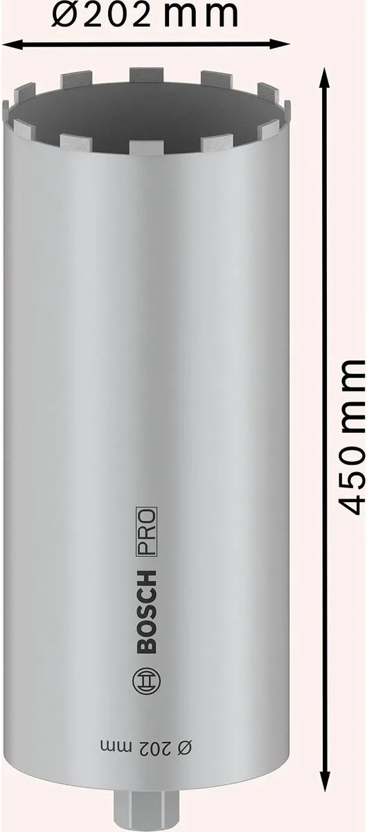 Bosch PRO Draadboren Nat 202x450mm G 1 1/4" UNC - Hout