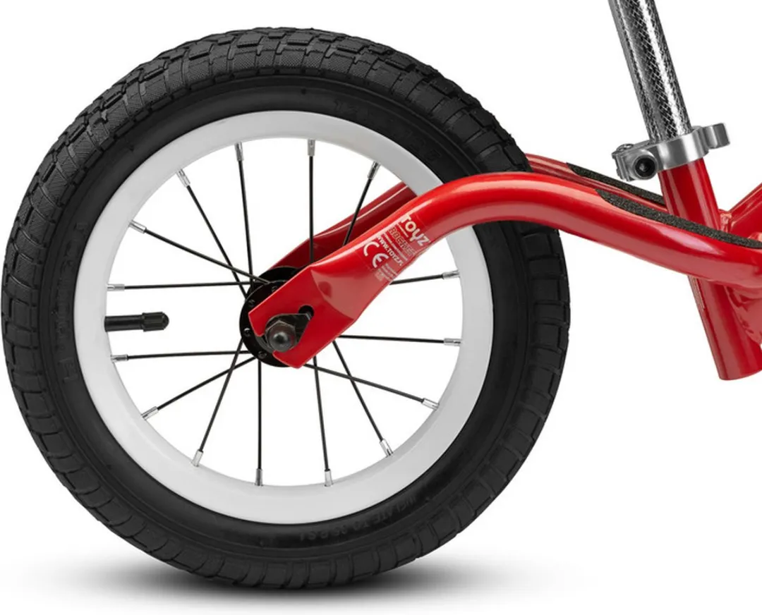 Toyz Metalen Balance Bike Raket - 12 Inch - Rood