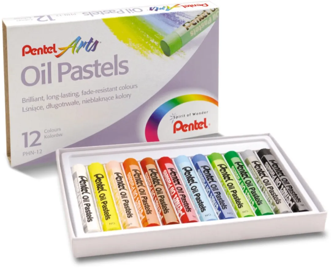 Pentel Pastelkrijtjes - 12 Stuks Assorti