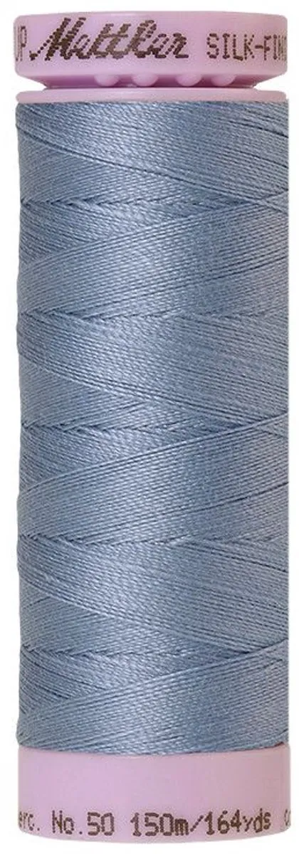 Amann Mettler Silk-Finish Cotton 0350 150m - Zwart/grijs/wit