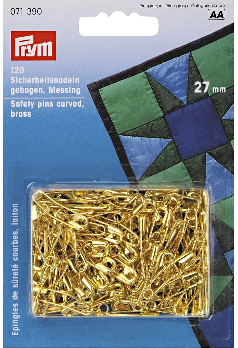 Prym Veiligheidsspelden No.1 Goud 27mm