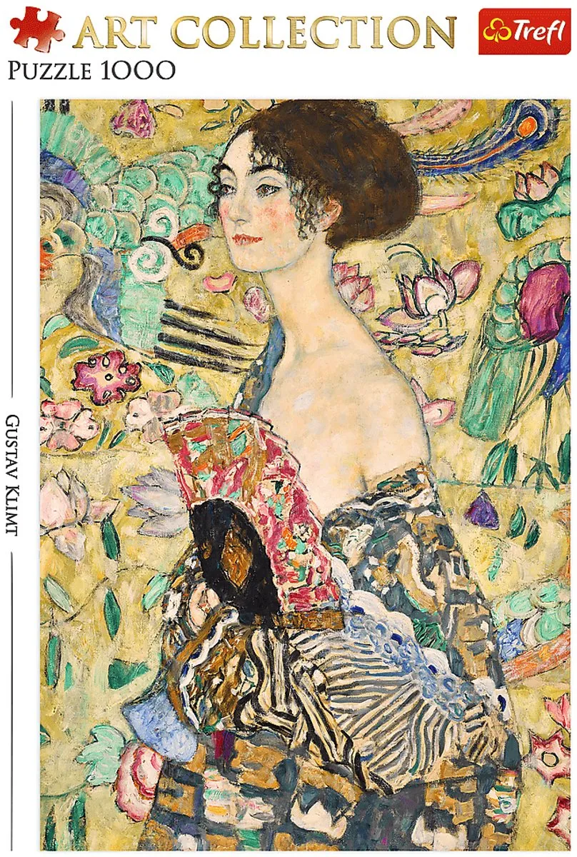 Trefl Puzzel 1000 Stuks Art Collection Lady with a Fan - Multicolor