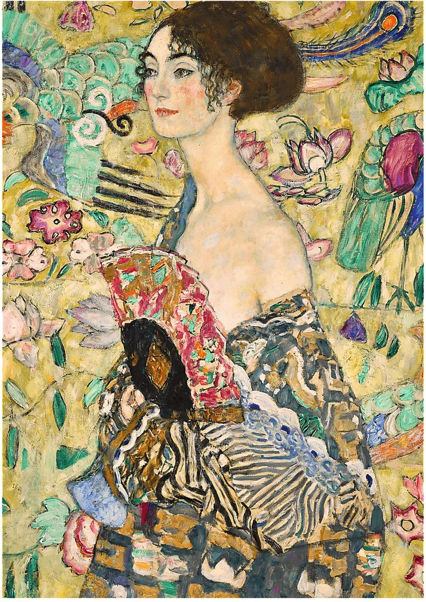 Trefl Puzzel 1000 Stuks Art Collection Lady with a Fan - Multicolor