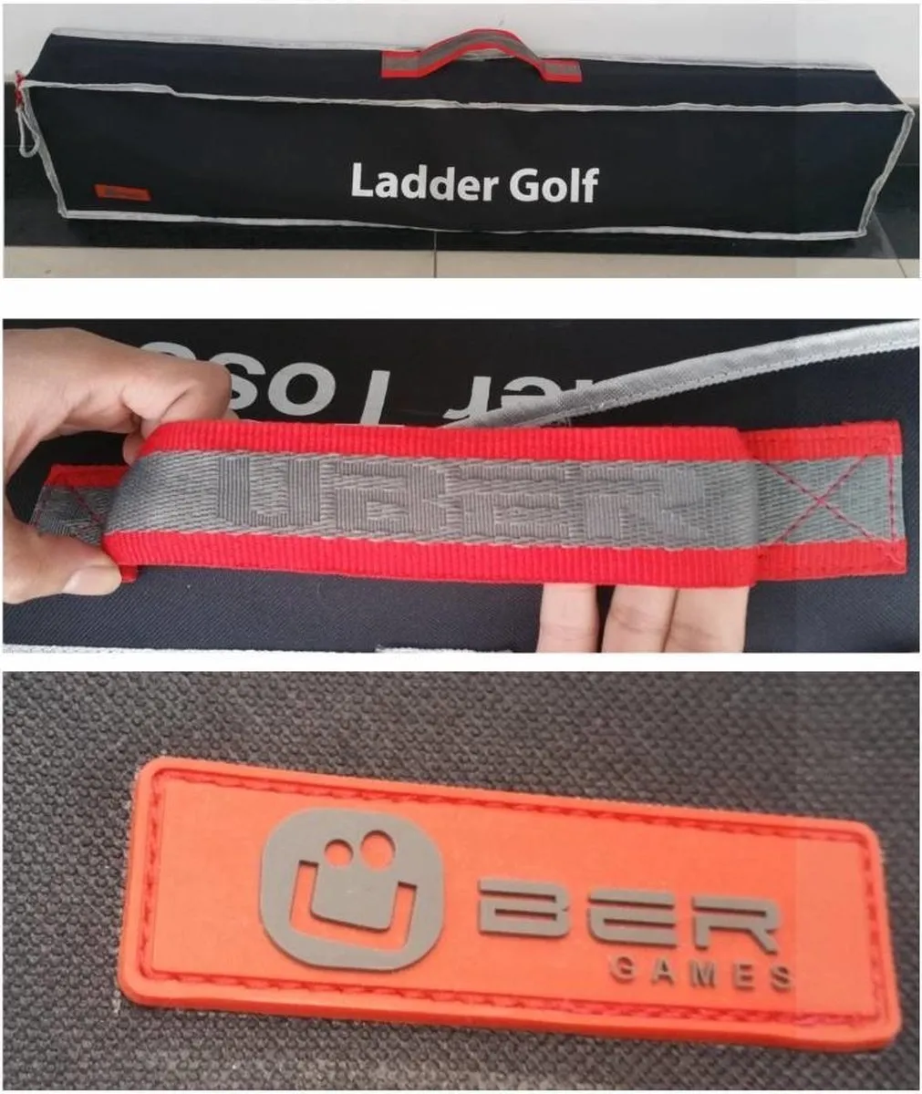 Ubergames Profi Original 2024 Ladderspel - Golf Bolas Geel/Oranje - Luxe Draagtas