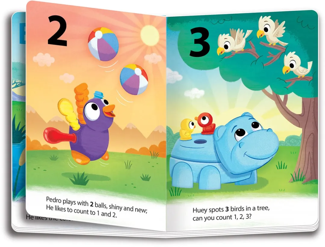 Learning Resources Spike and Friends Kleuren en Tellen Boek - Multicolor