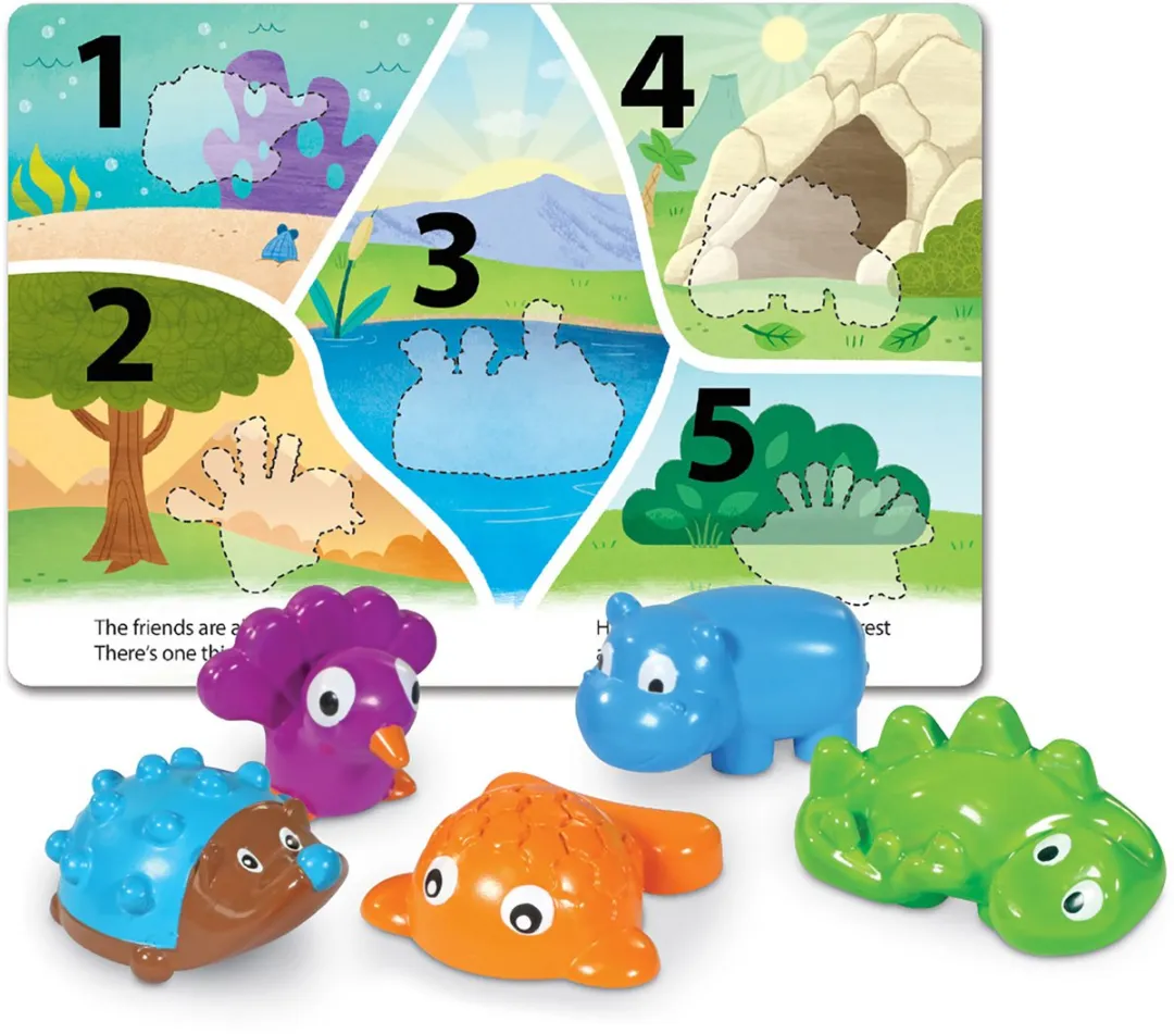 Learning Resources Spike and Friends Kleuren en Tellen Boek - Multicolor