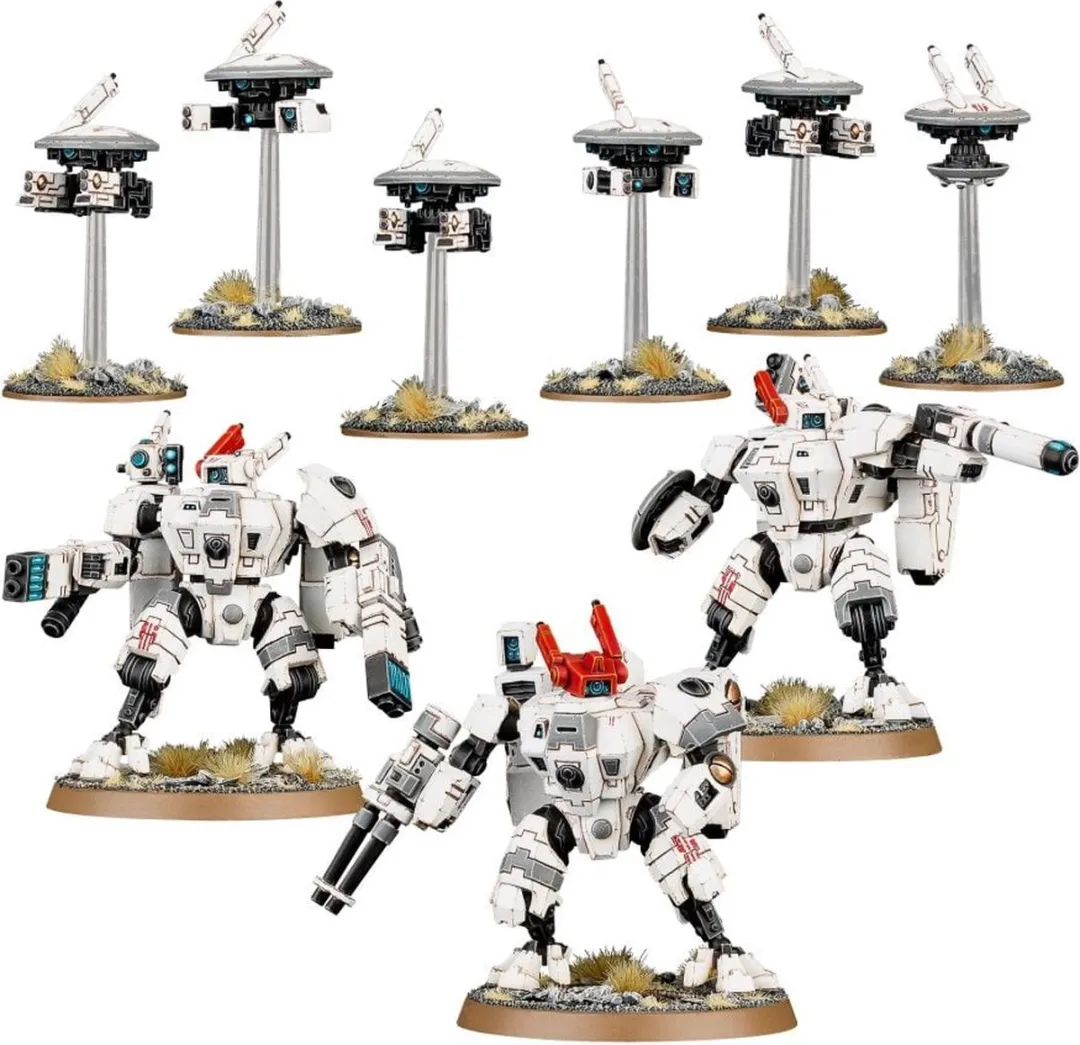 Games Workshop XV8 Crisis Battlesuit Team
