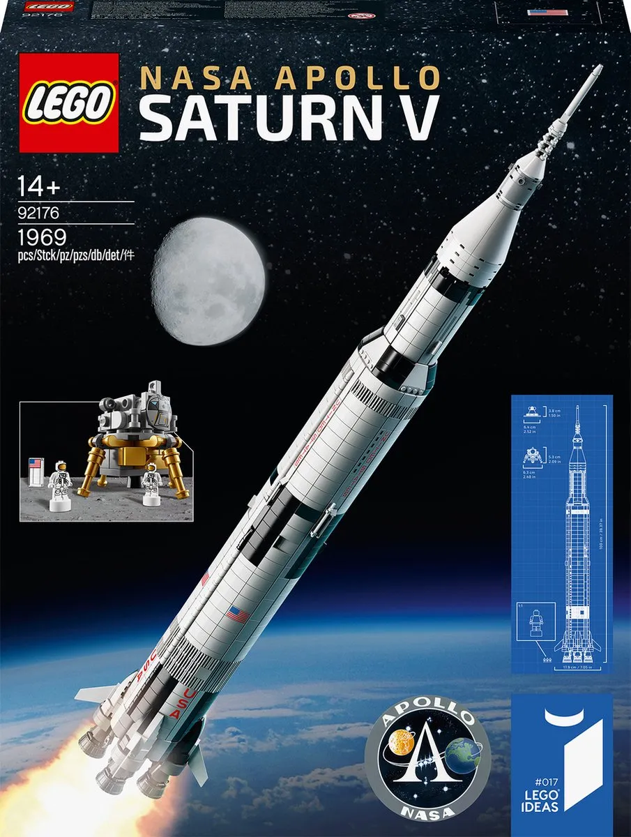 LEGO Ideas NASA Apollo Saturn V 92176