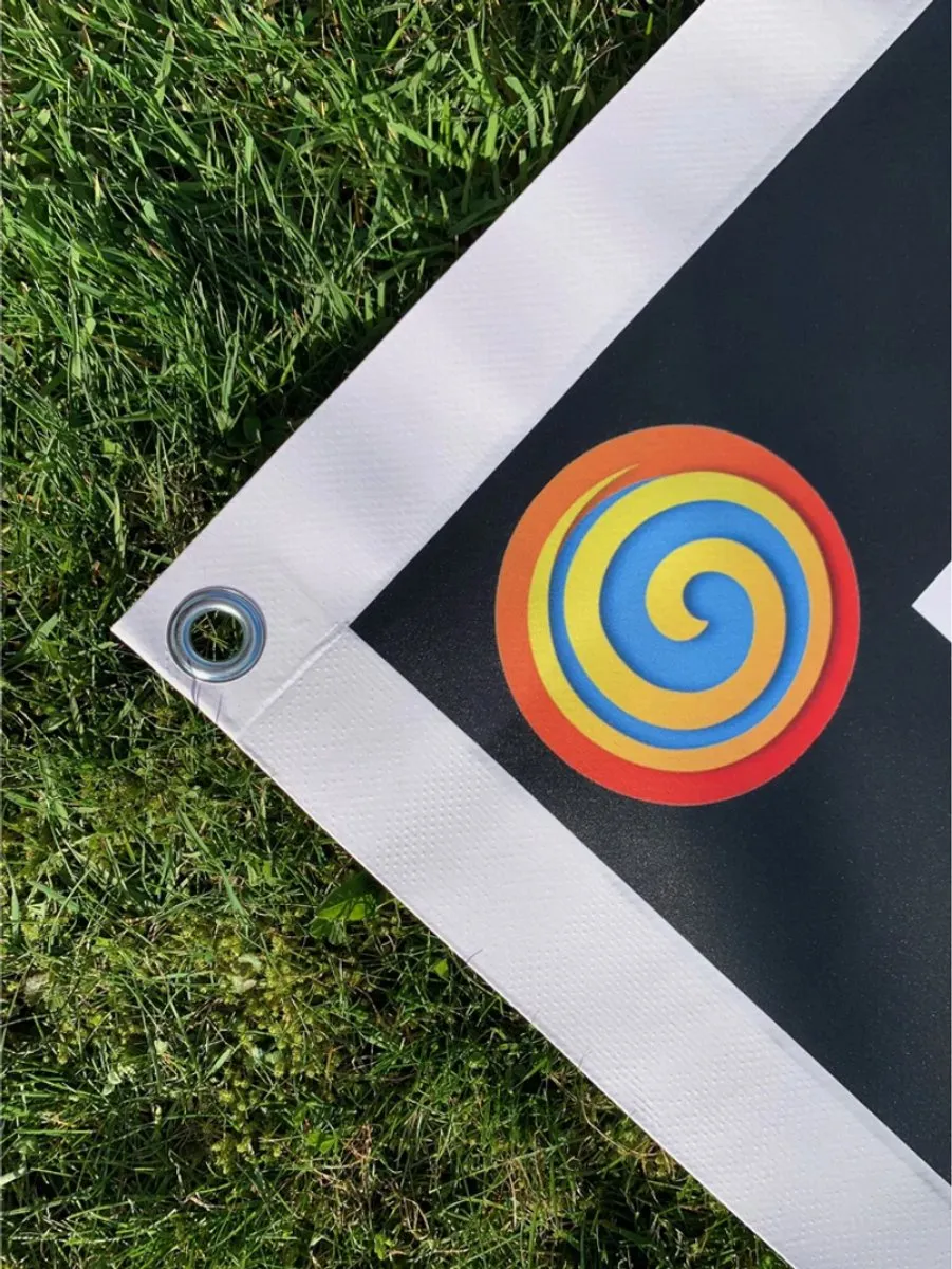 Ubergames LUDO XXL PVC-Zeil - 500x500cm - 4 Personen
