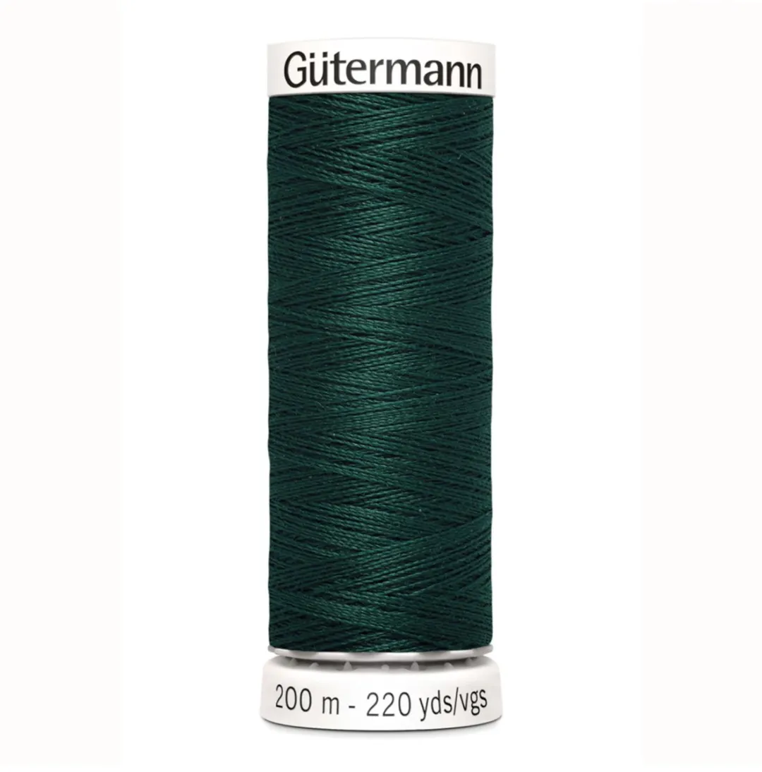 Gutermann Polyester Naaigaren 200m - Donkergroen