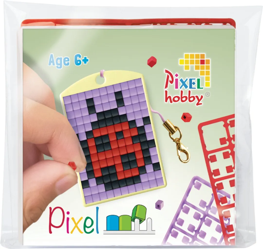 Pixelhobby Medaillon Lieveheersbeestje