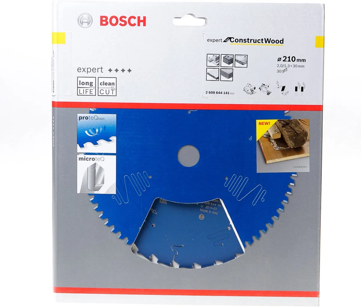 Bosch Construct Wood Cirkelzaagblad 210mm - 30 Tanden