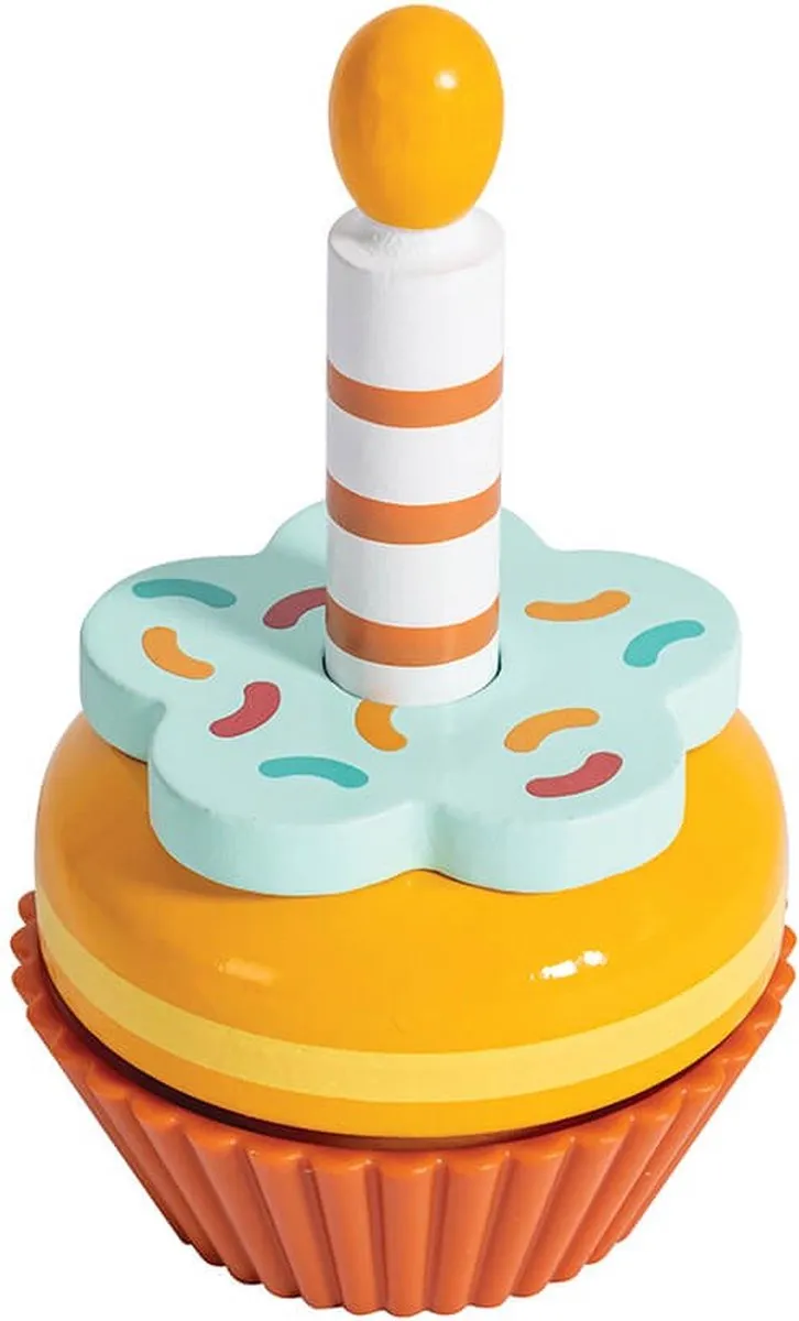 Eurekakids Houten Cupcakes Set 4 Stuks - 18 Onderdelen