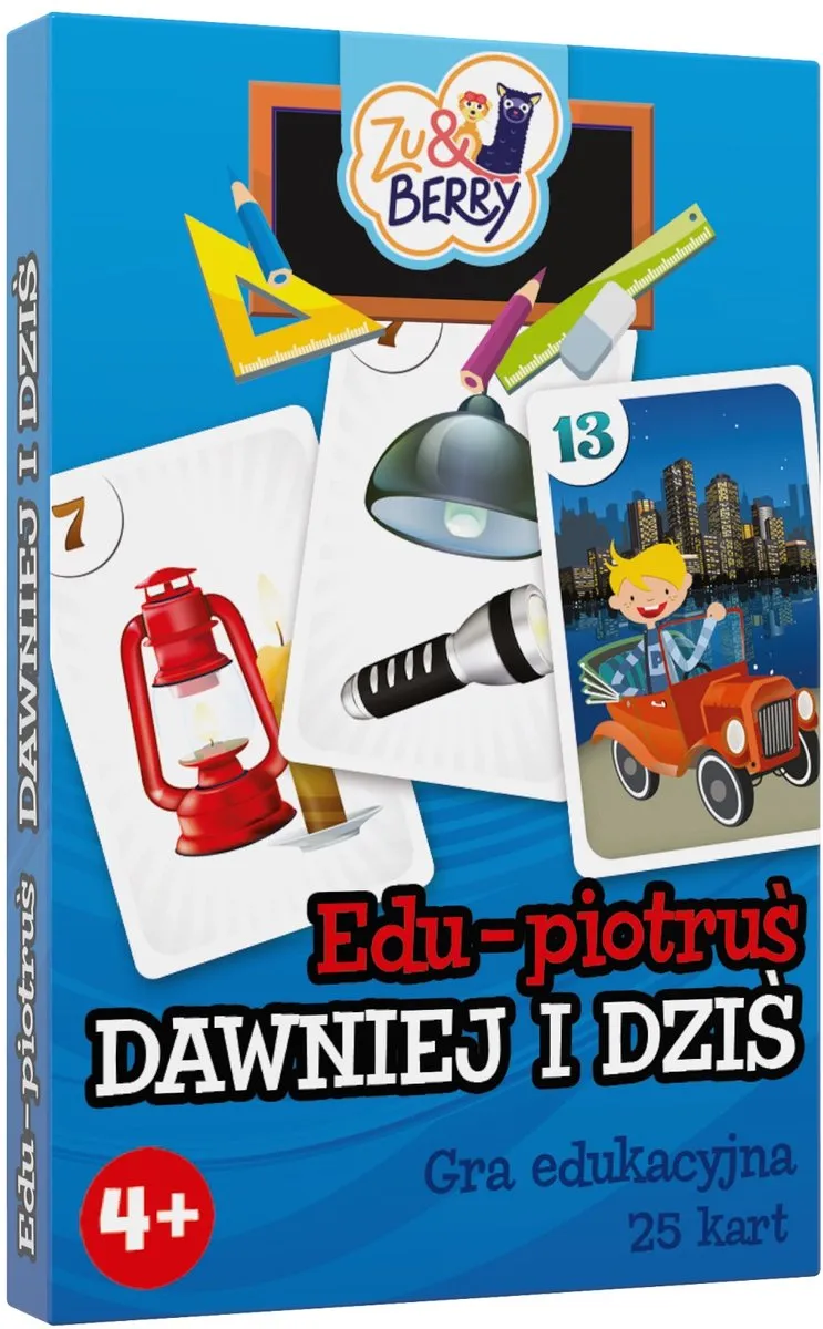 Trefl Edu Piotruś Vroeger en Vandaag Puzzel 25 Stuks