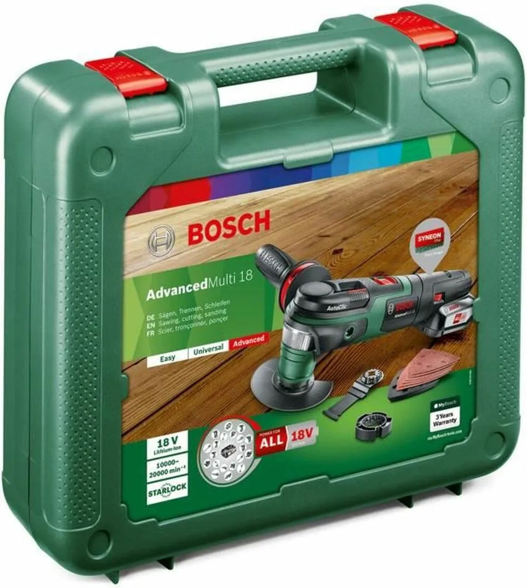 Bosch AdvancedMulti 18 Multitool 0603104001 - 2500mAh - 6-delig